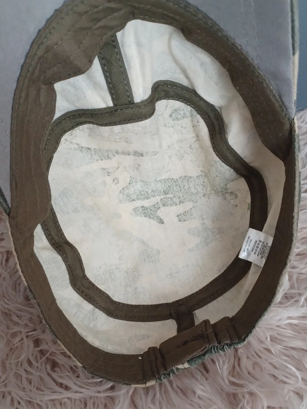 Military Style Camo Hat With Sparkly Accent